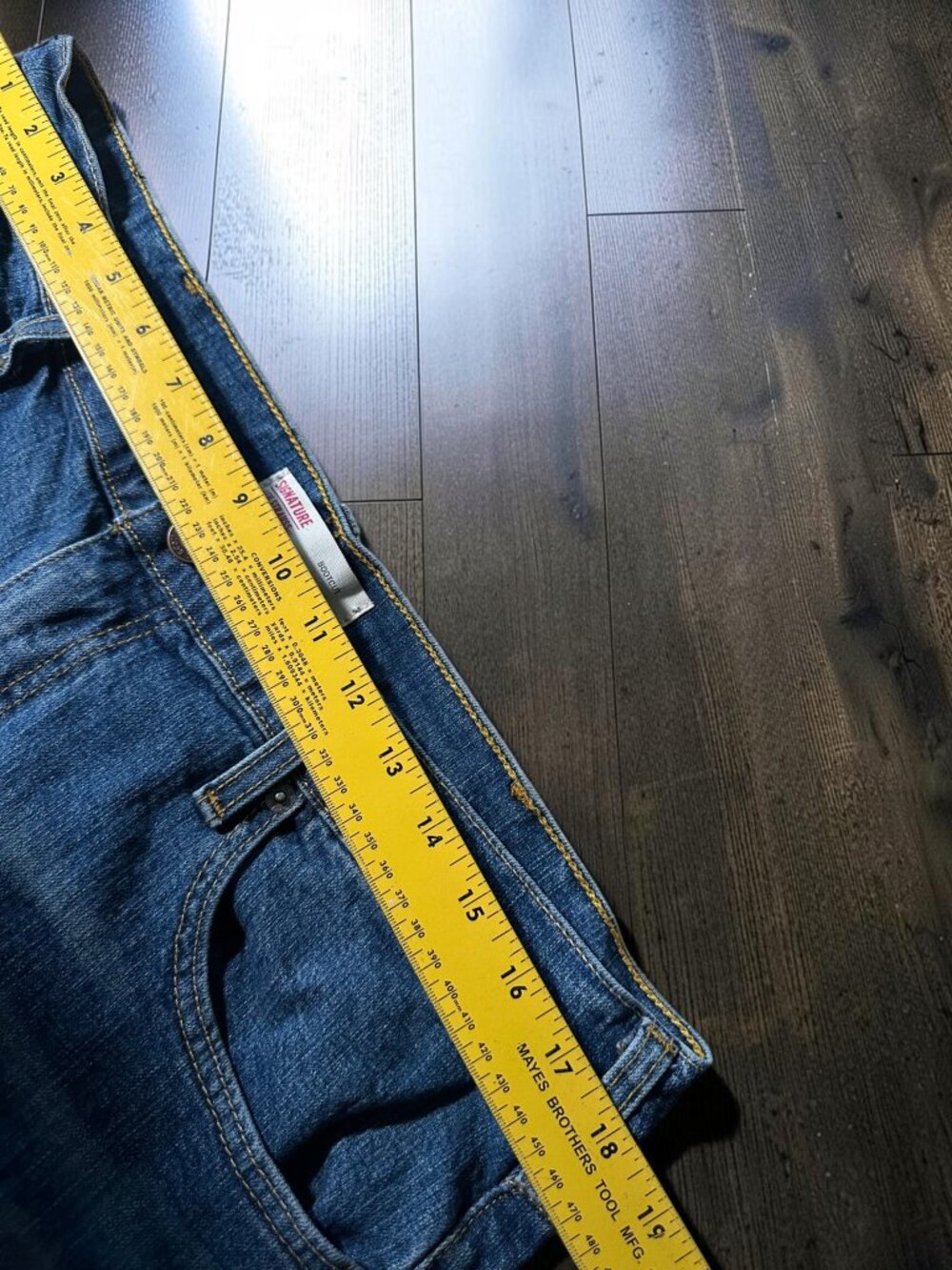 Levi Strauss Signature Men’s Bootcut Jeans 36x30 Medium Wash Casual Y2K - Picture 11 of 11